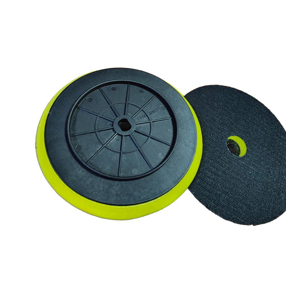 2 Piece Backing Pads for Cordless Buffer Tools 125 mm and 150 mm Diameter with for 9 mm Center Hole for Smooth Operation