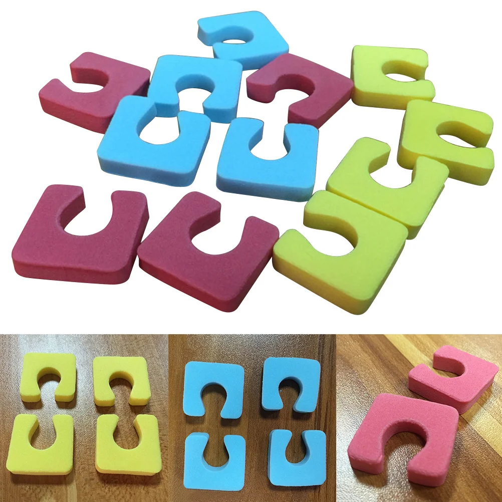

144Pcs Premium Toe Separators Comfortable Sponge Spacers for Manicure Pedicure Nail Art Random Color Toe Separators