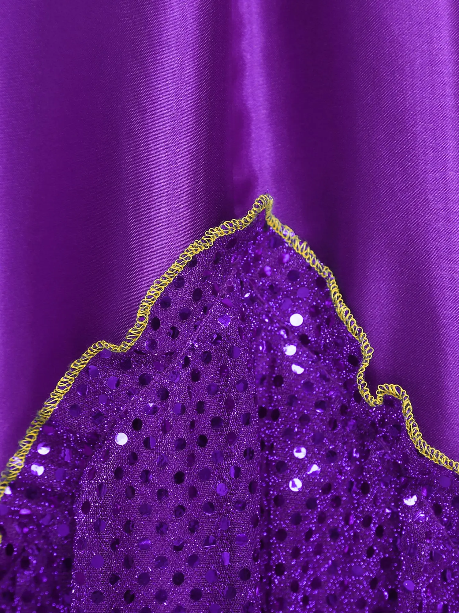 Women Flamenco Spanish Dance Skirts Ballroom Dancewear Shiny Sequin Patchwork Big Swing Skirt for Tango Lyrical Dance Costume