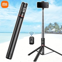 Xiaomi Selfie Stick 1.83m Aluminum Alloy Telescopic Stick Tripod with Bluetooth Remote for Video Recording Live Streaming