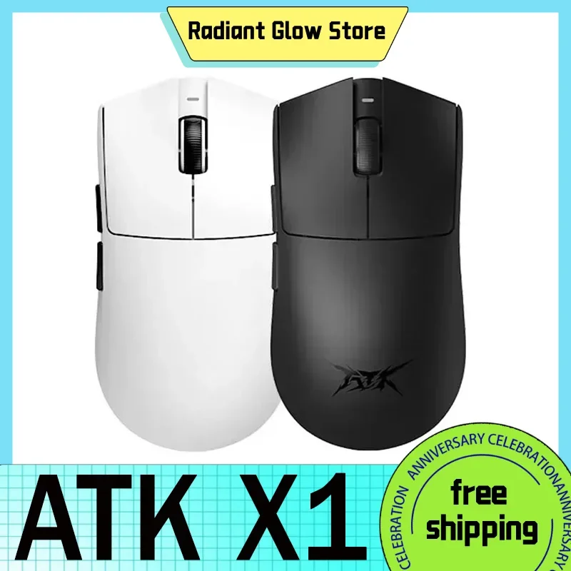 

Blazing Atk Vgn X1 Mouse Wireless Three-Mode Custom Light Weight Mouse 2.4g Paw3950 Mouse For Office E-Sports Gamers Gifts