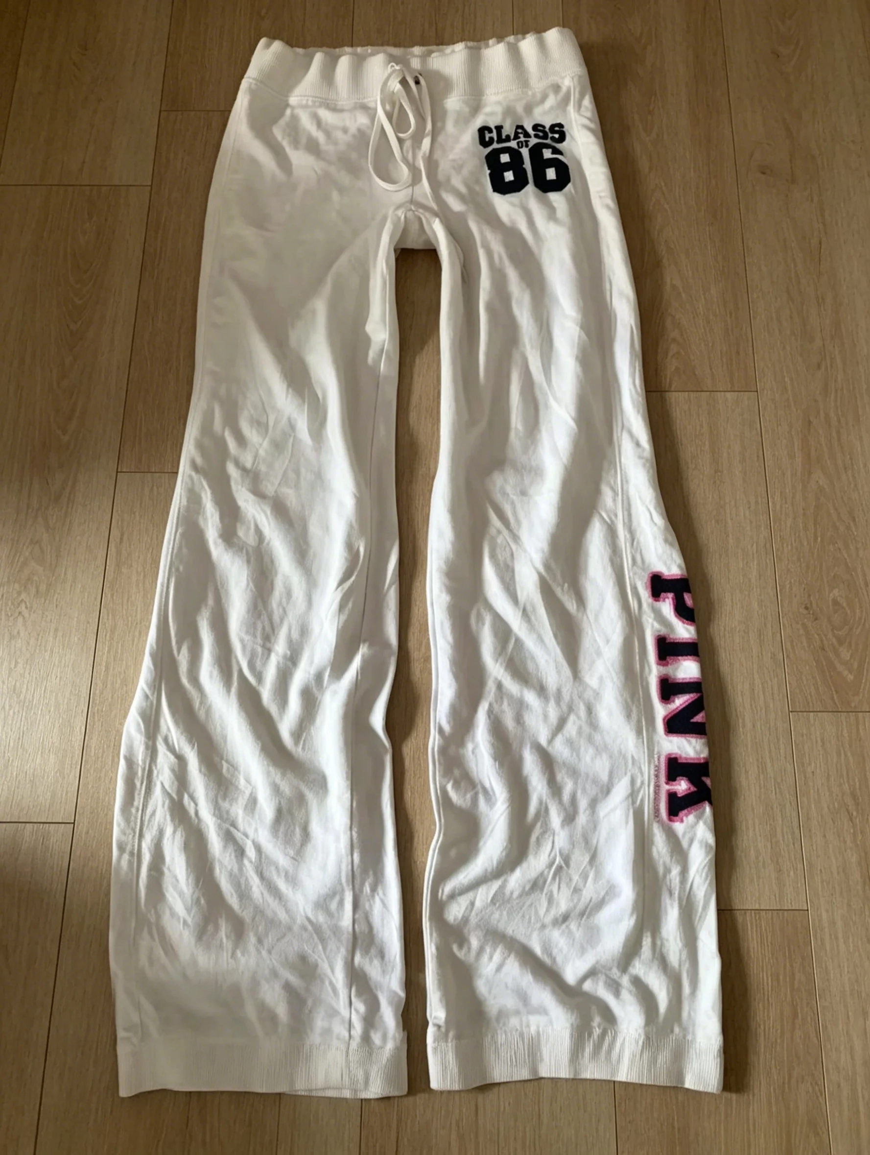 Y2K Retro Harajuku American Trendy Letter Straight Pants High Street Goth Fashion High Waist Casual Adults/Kids Sports Pants