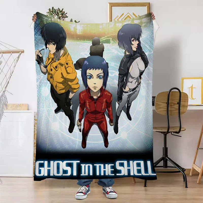 

Japan Anime Ghost In The Shell Blanket Throws for Sofa Throwing Camping Chair Portable King Lid Downy Sofas Blankets on Offer