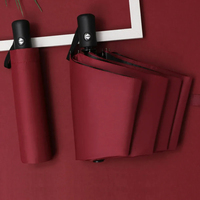 8 Ribs Travel Rain Sun Windproof Multi-color Travel Umbrella Manual Opening and Closing