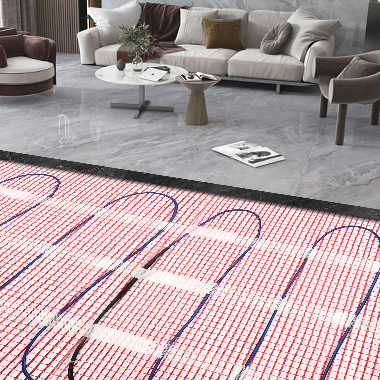 Heat Mat Kit, Floor Heating System, Heating Floor Mat