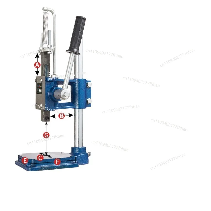 Solid Weighted Punch Manual Press Small Hand Beer Machine Stamping Hand Press Press Table 16 Type 32 Punch