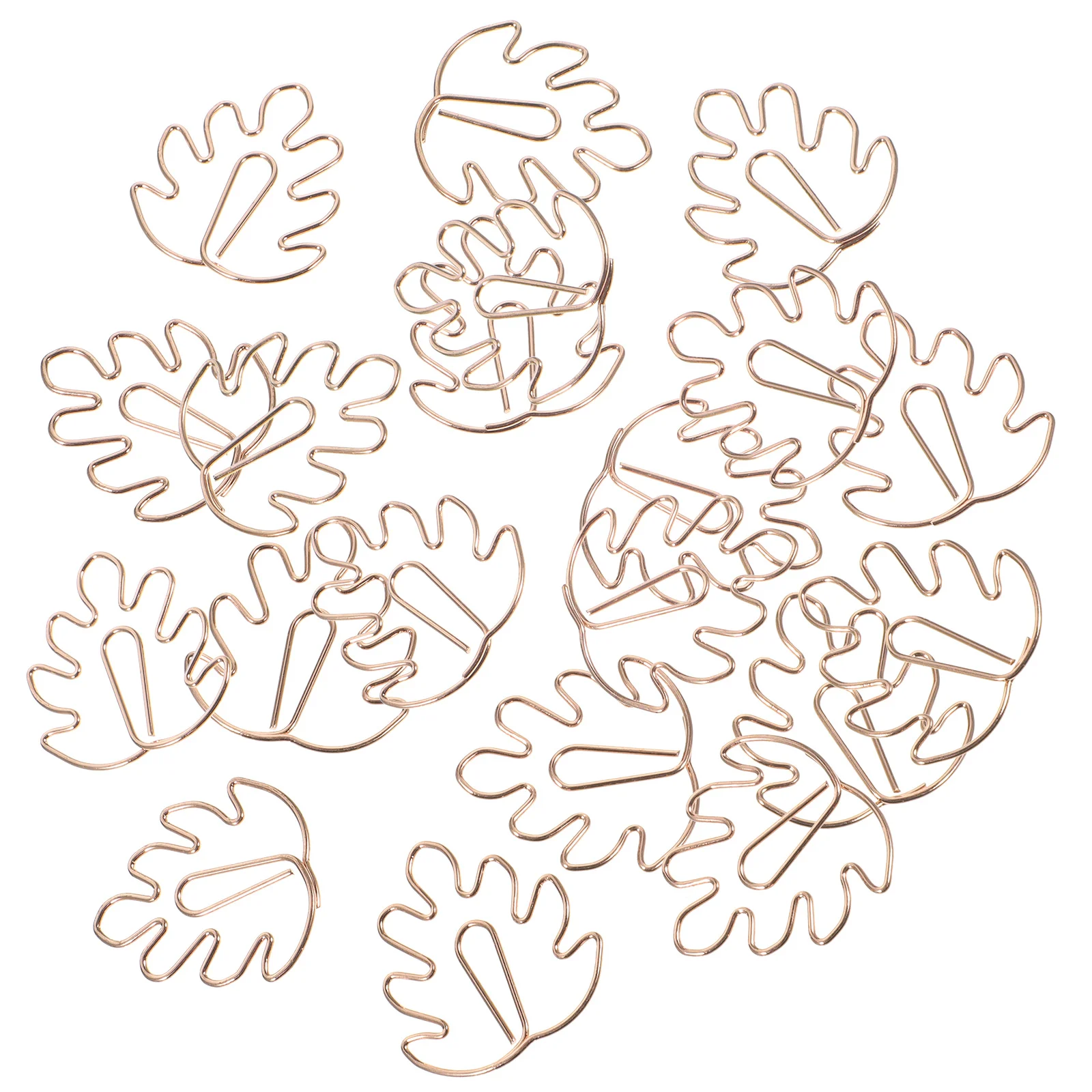 

20Pcs Creative Shaped Paper Clips Unique Design Small Metal Paperclips for Holding Papers Photos Memos Decorative Office