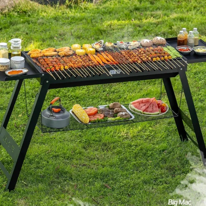 New Smokeless Camping Barbecue Grill Home Outdoor Foldable Portable Griddle гриль электрический parrilla electrica