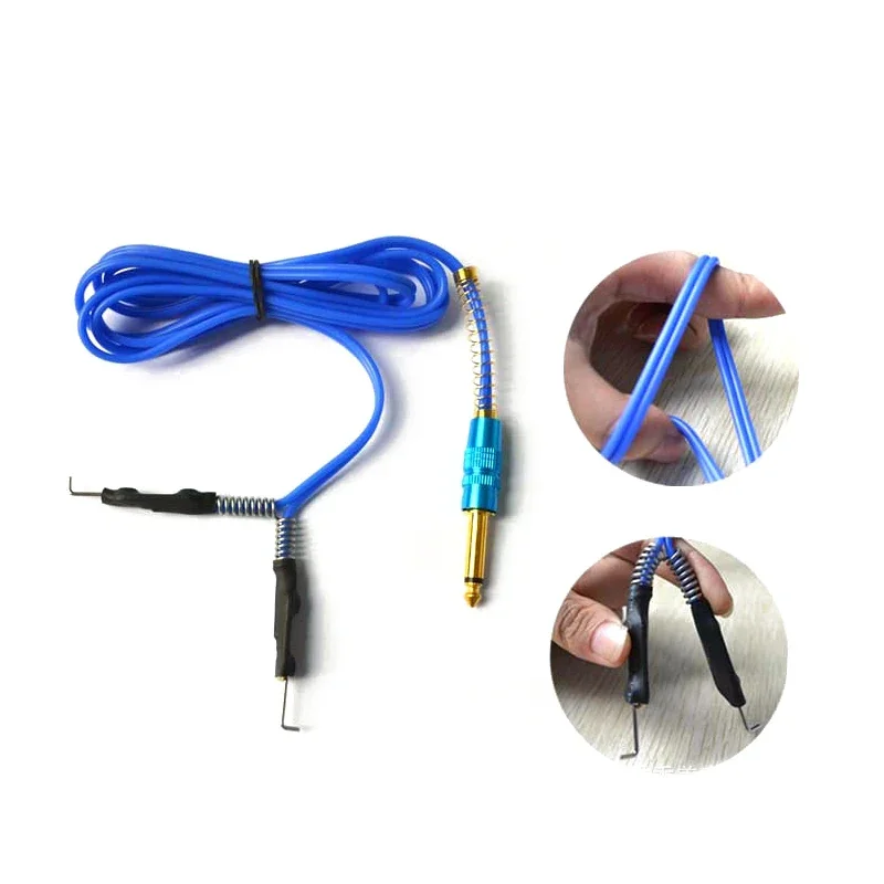 

1 шт., зажим для шнура, кабель питания, крючок для татуировки, силиконовый провод для тату-машины/педаль пистолета, переключатель, аксессуар для питания 1,7 м