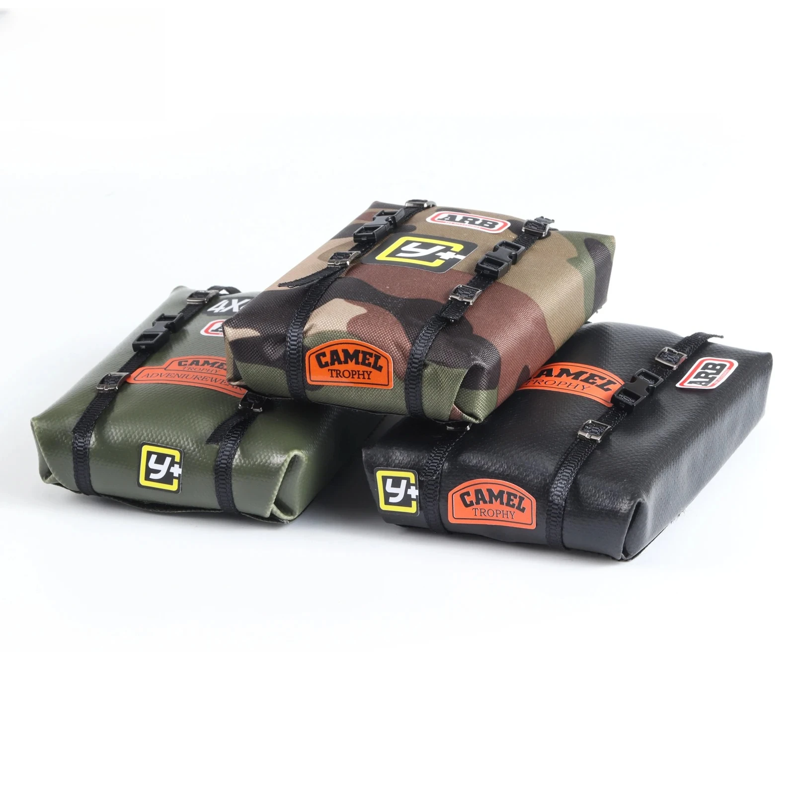 Sac de tente simulé RC, bagage de toit décoratif fait main à l'échelle, pour crawler RC 1/16 1/18 1/24 TRX4M SCX24 FCX24 MN WPL