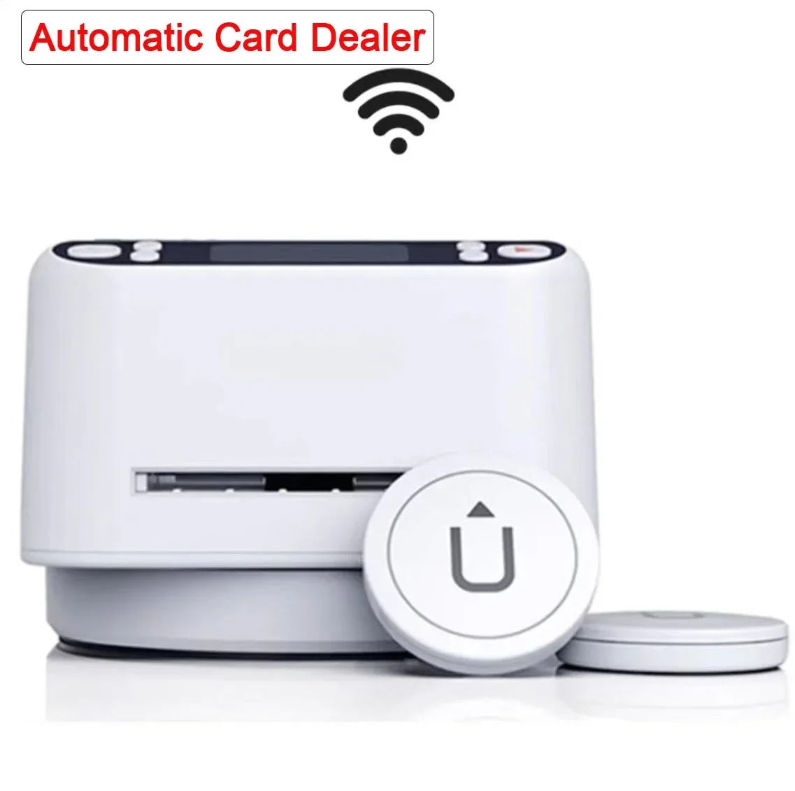 Automatic Card Dealer Dispenser Playing Card Dealing Tool for Home Casino Rechargeable Board Game Playing Card Dealing Machine