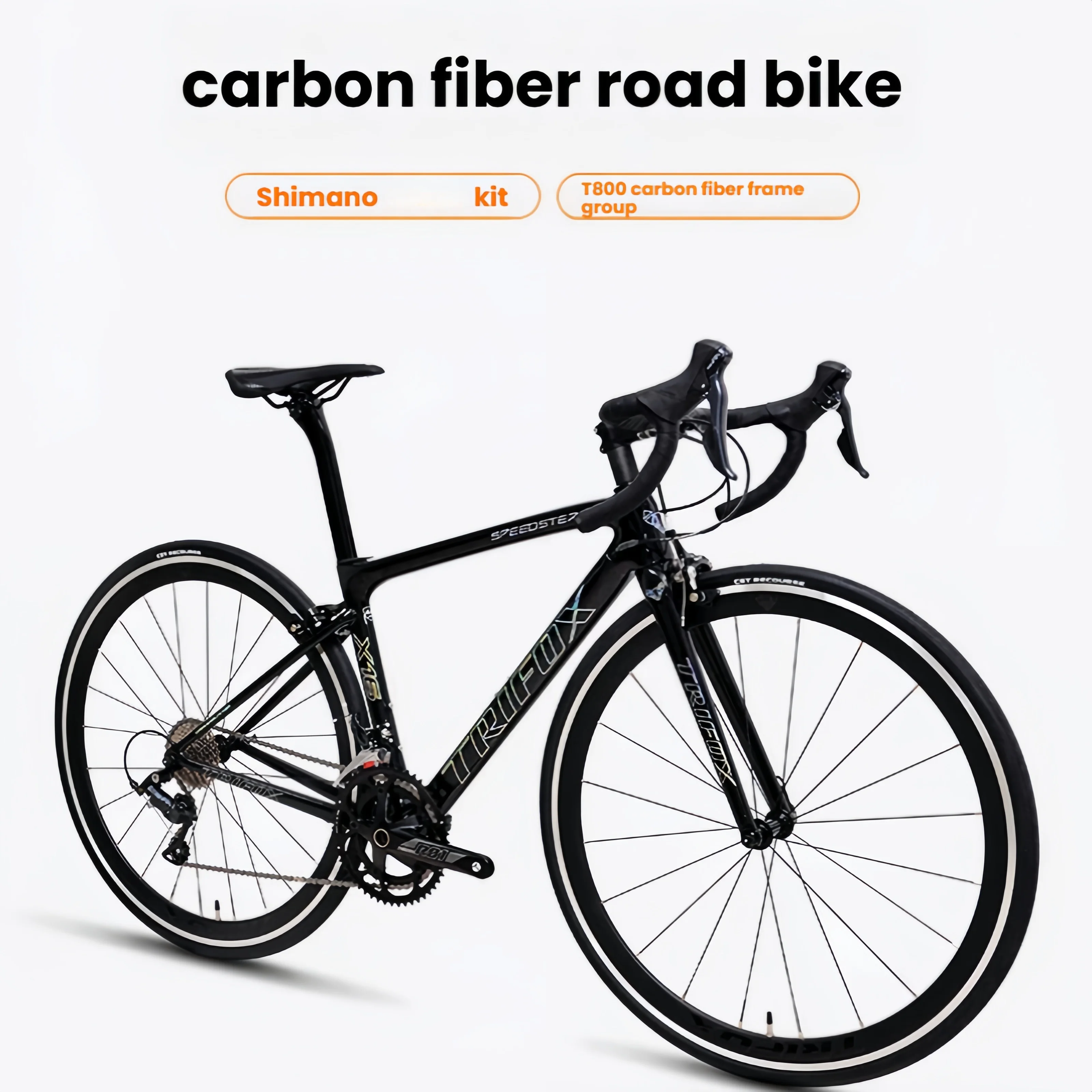 

For / 20 Speed Shimanu Transmission Carbon Fiber Frame 700*25C Caliper Brake Racing Road Bike Alloy Wheel City Bicycle For Adult