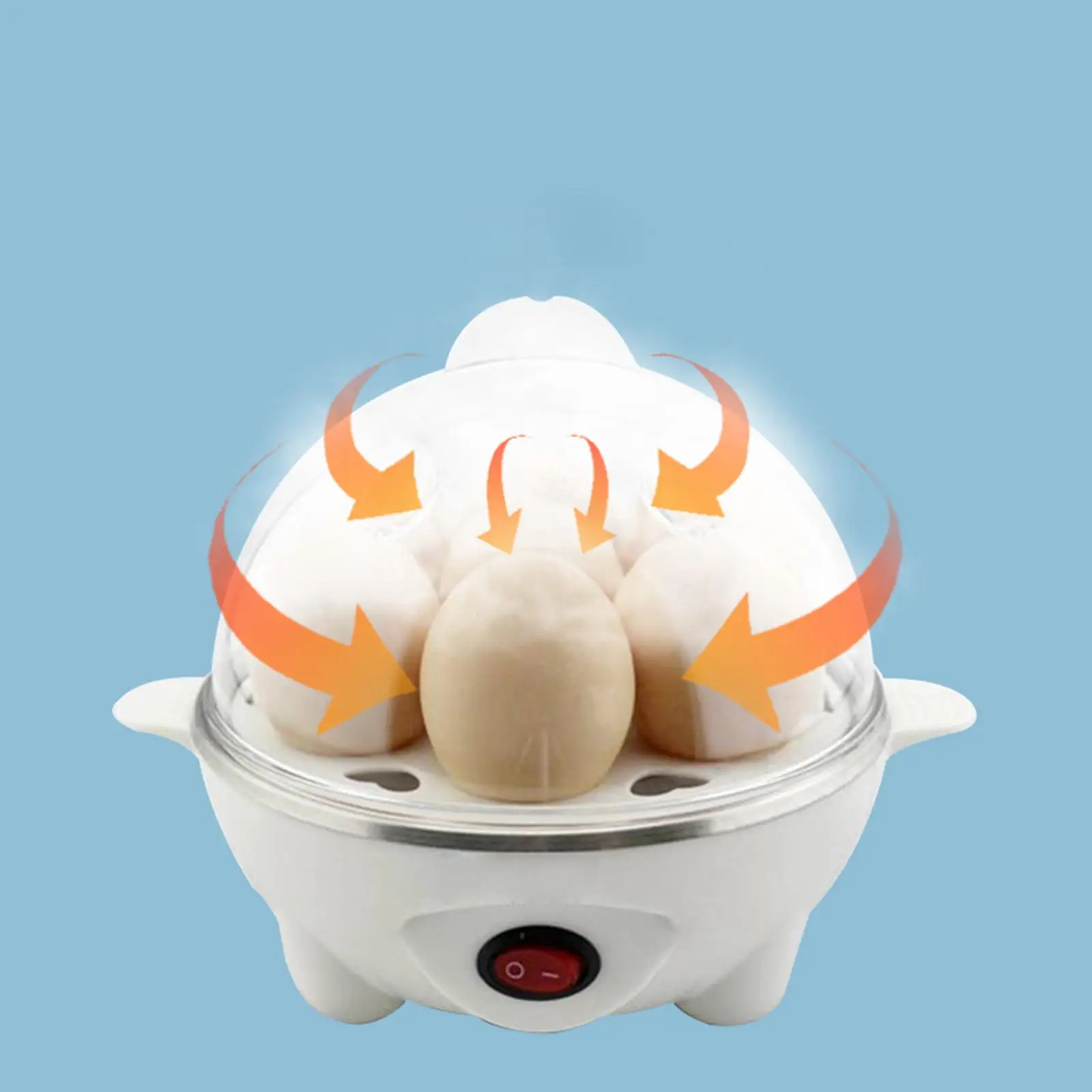 Boiled Egg Cooker Plug US Multifunctional Anti Slip Base Egg Boiler for Home Vegetables