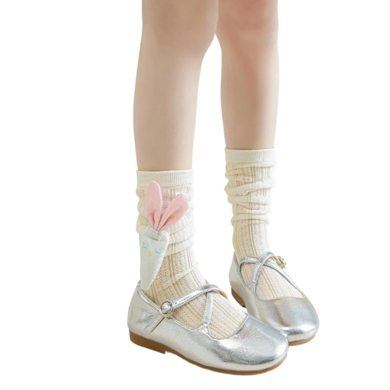 Upgrades Meshing Calf Socks Knee High Socks Soft Cotton Blend Socks Elegant Socks Excellent For Cosplay Stylish Outfits