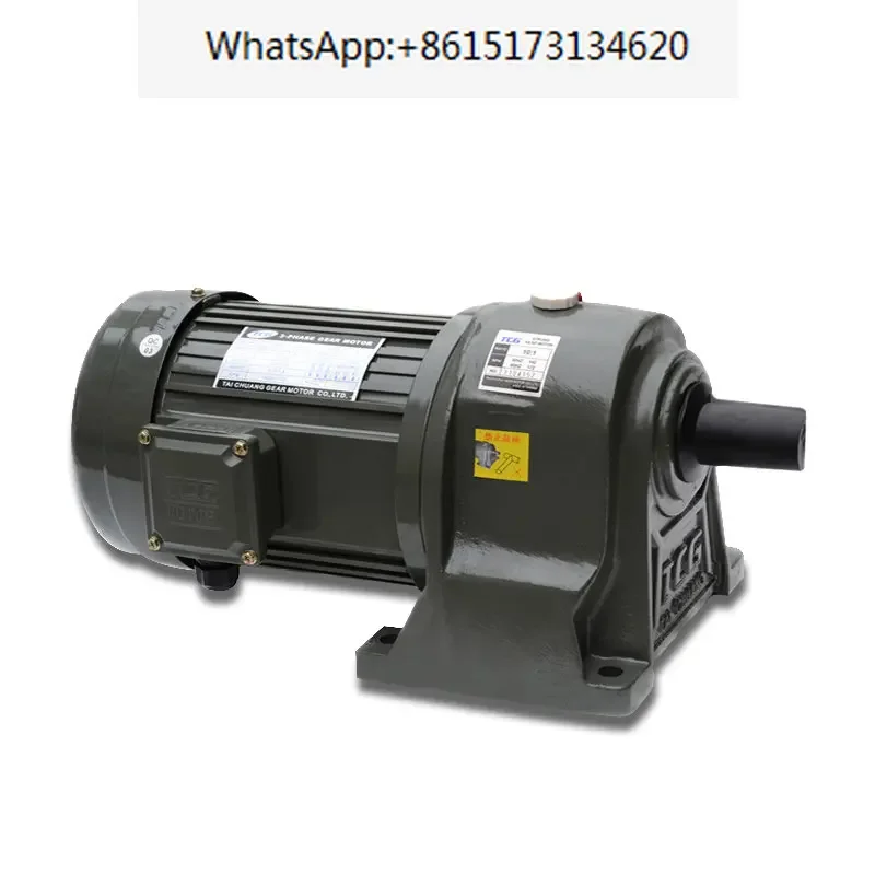 0.4kw three-phase 220v 380v 22mm medium gear motor shaft with