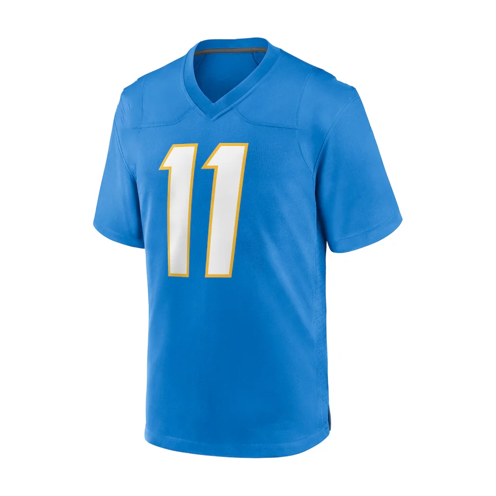 24-25 Summer Adult Los Angeles American Football Jersey Rugby Jersey Sportswear Training Jersey Chargers Herbert 10 Number T-shi