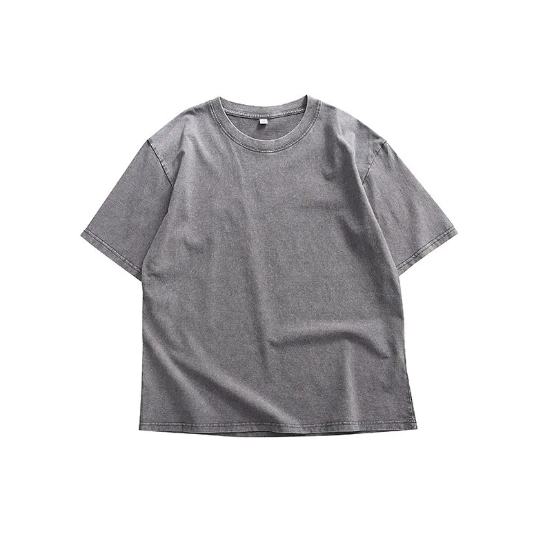

City Fanpin Summer 2025 Men's Straight Shoulder Snowflake Washed Korean Old Money Style Japanese Cleanfit Casual Shirt