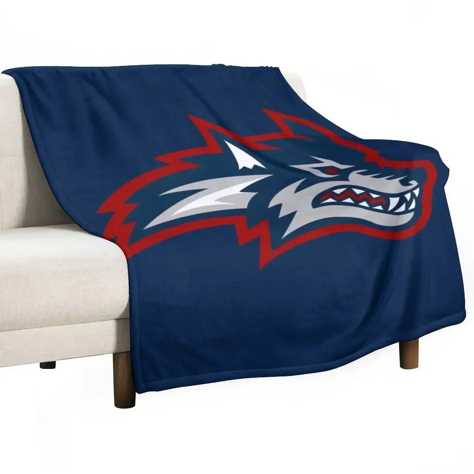 the Seawolves-Stony Brook-icon Throw Blanket for sofa Stuffeds Thin Extra Large Throw Blankets