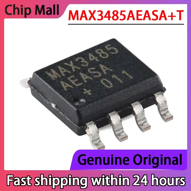 

5PCS Original MAX3485AEASA+T MAX3485AEASA Swing Limit RS-485/422 Transceiver SOIC-8