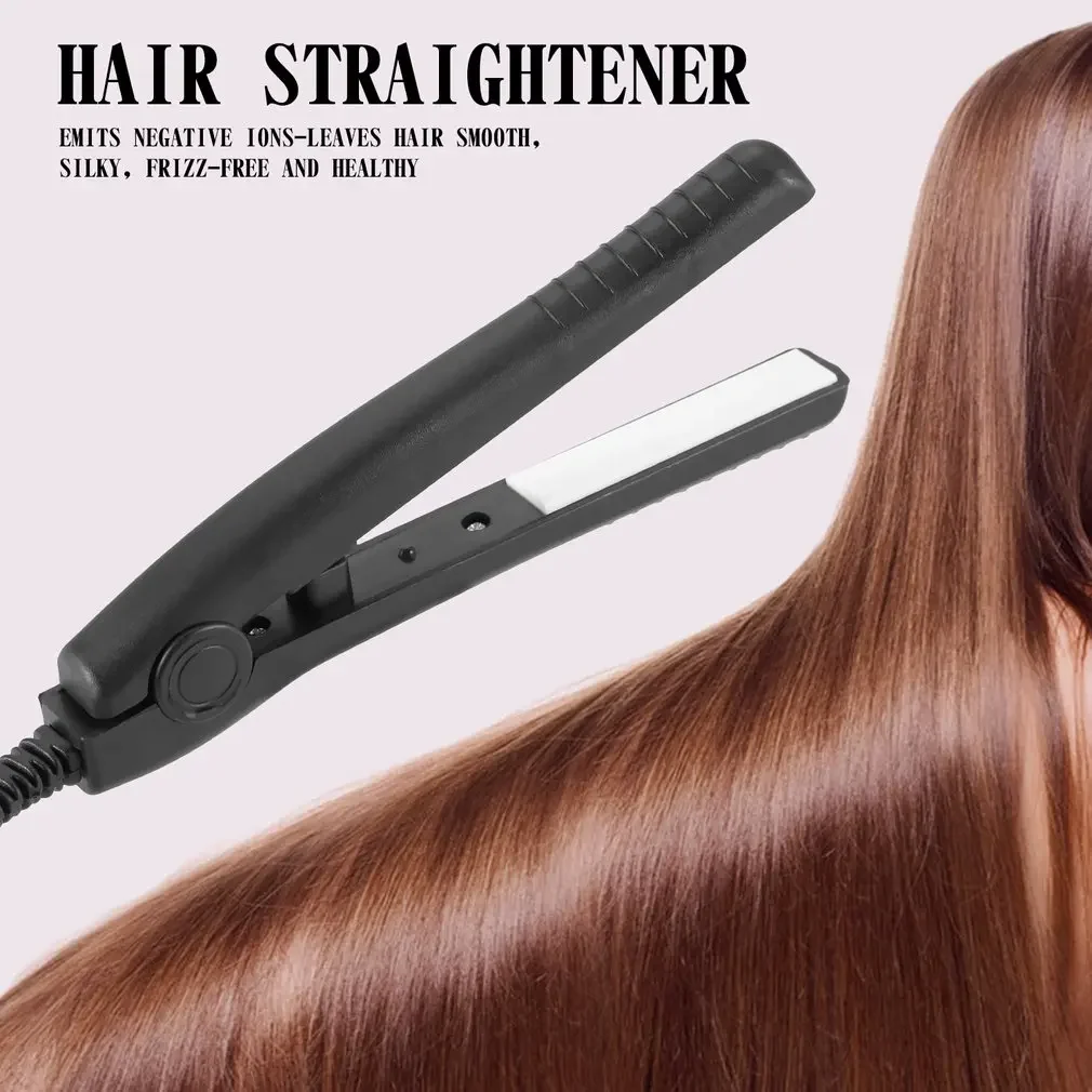 Mini Electric Hair Curler & Straightener Ceramic Iron Styling Appliance US 220V