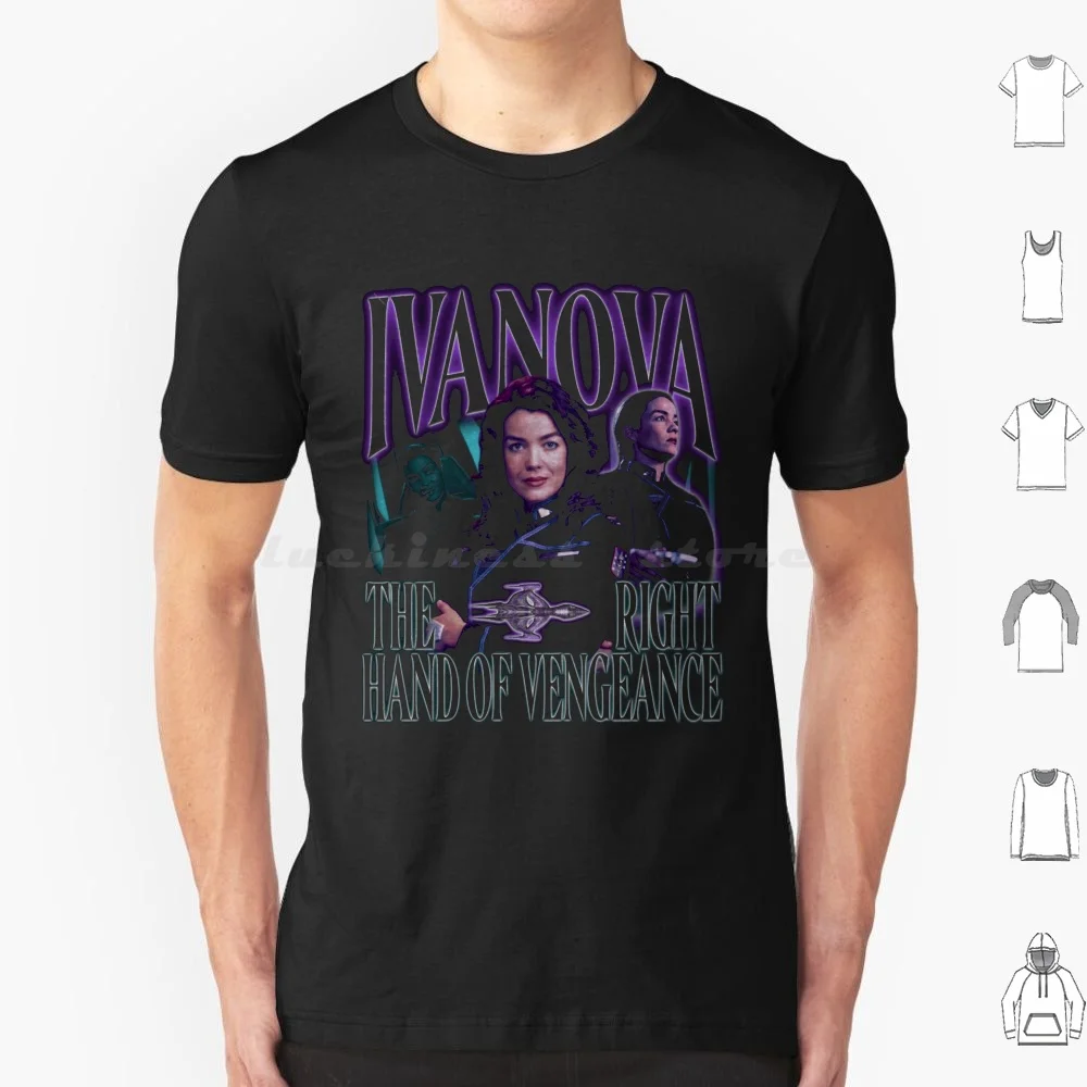 Susan Ivanova-Babylon 5-la mano derecha de la venganza camiseta hombres mujeres niños 6xl Babylon 5 Susan Ivanova Ivanova Commander