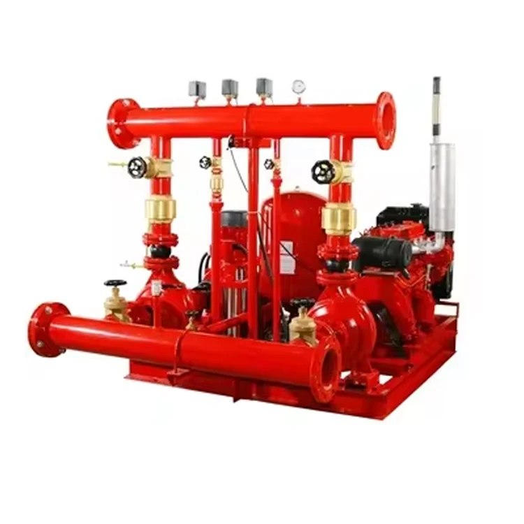 

Best-selling horizontal centrifugal pipeline booster pump large flow diesel motor fire pump set