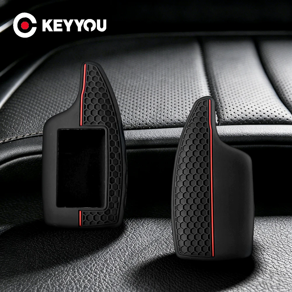 KEYYOU-funda protectora de silicona para llavero con alarma, funda protectora para Scher Khan, Magicar 5, 6, M5, M6