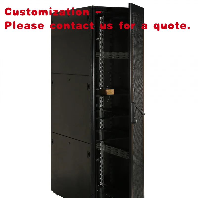 custom.Customizable 42U DDF Data Center Server Rack 18U Capacity Glass Door Internet Telecom Server Floor Standing Cabin