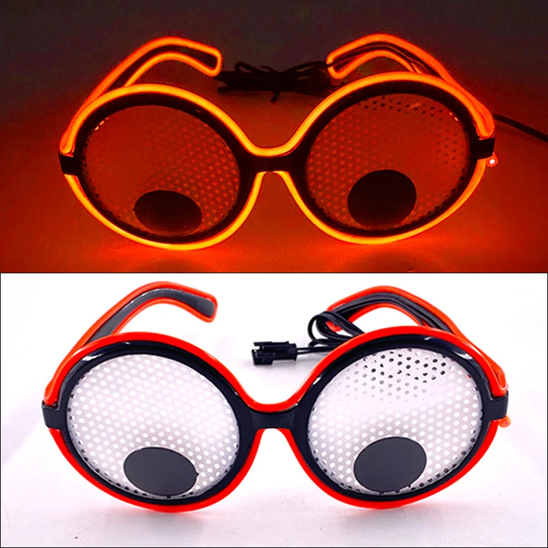 Führte schöne Augapfel bewegli – Glow In The Dark Party Glasses Bewertung und Preis