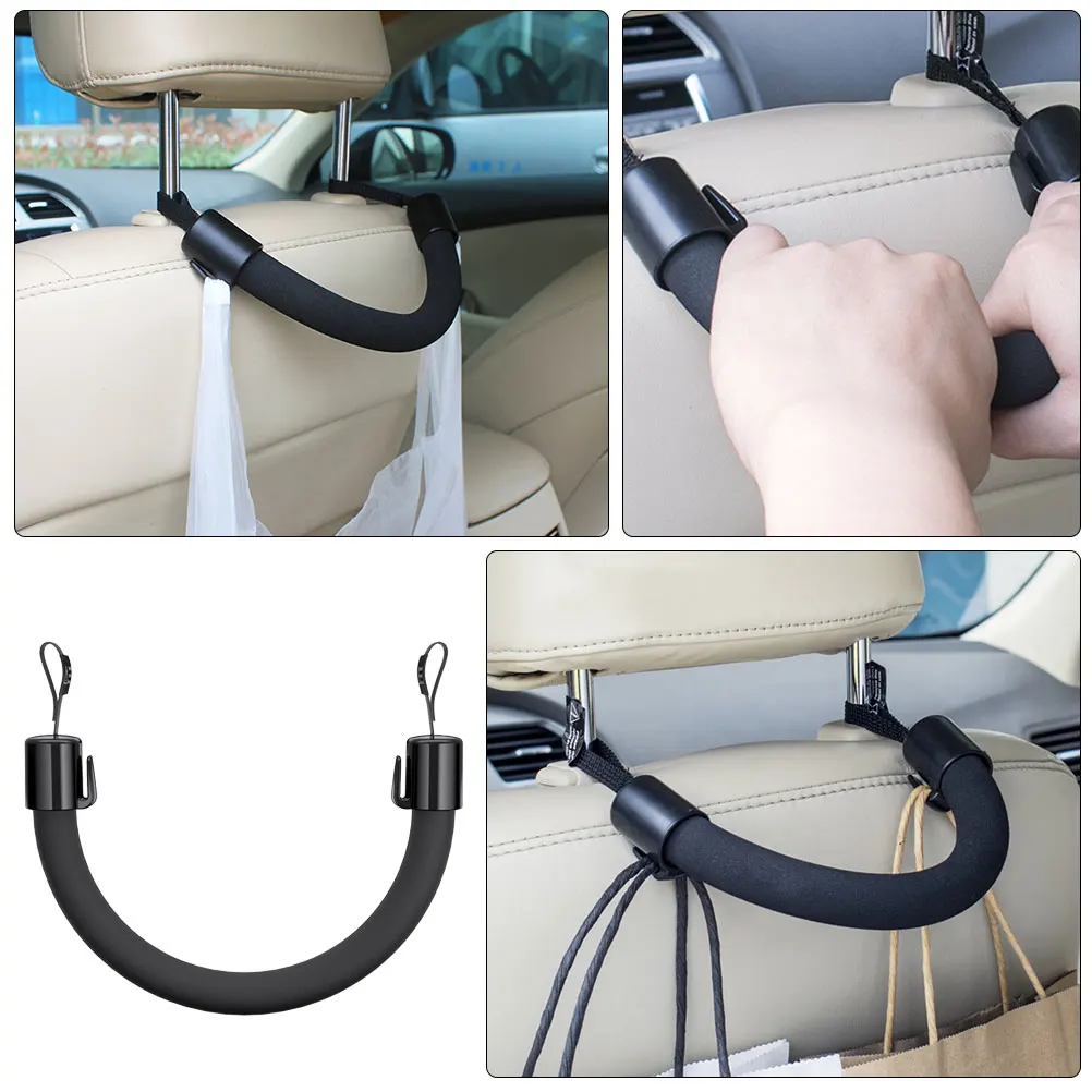 

For Elderly Grab Device Support Easy Install Rotating Design Rear Seat Accessories Headrest Handle Car Handle Assist Car