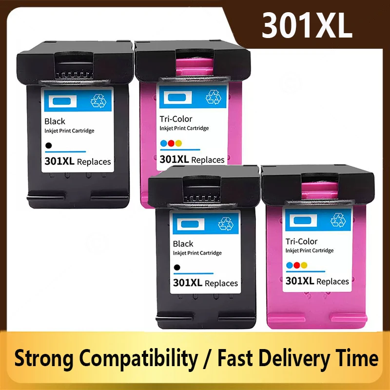 Compatible 301XL Ink Cartridge For HP 301 Officejet 4630 4631 4632 4634 4635 4636 4639 Envy 4500 4501 4502 4503 4504 Printer