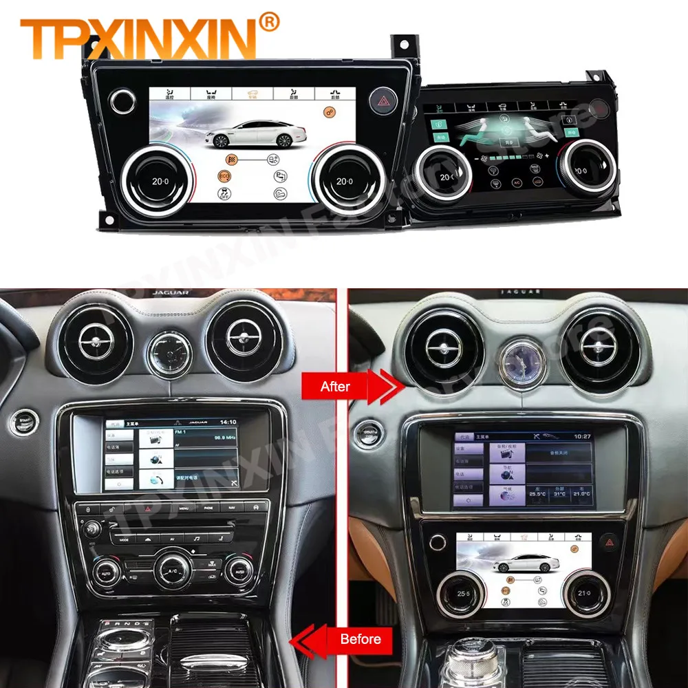 AC Panel Air Conditioner For Jaguar XJ XJL 2010 2011 2012 2013 2014 2015 2016 2017 2018 2019 GPS Multimedia Player Head unit