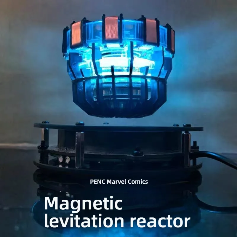 

Iron Man Light Magnetic Levitation Reactor: Creative, Black Technology, Novel and Unique Desktop Decoration, Peripheral Gift