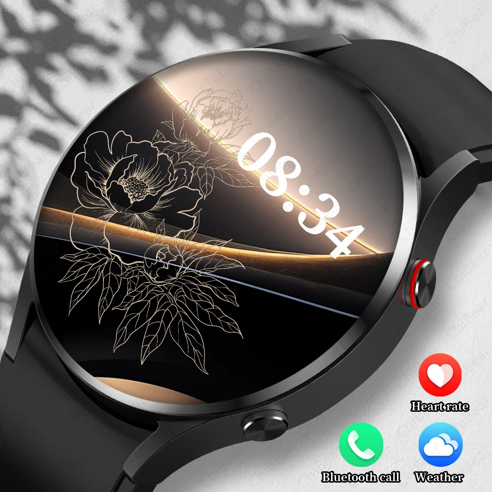 

2025 NEW AMOLED Fashion Smart Watch Women Health Heart Rate Sports Mode IP68 Waterproof Bluetooth Call Fitness Men Smartwatch