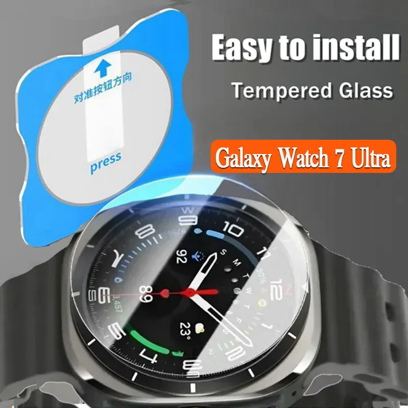 

Tempered Glass Screen Protectors For Samsung Galaxy Watch 7 40mm 44mm HD Protective Film Easy To Install For Galaxy 7 Ultra 47mm