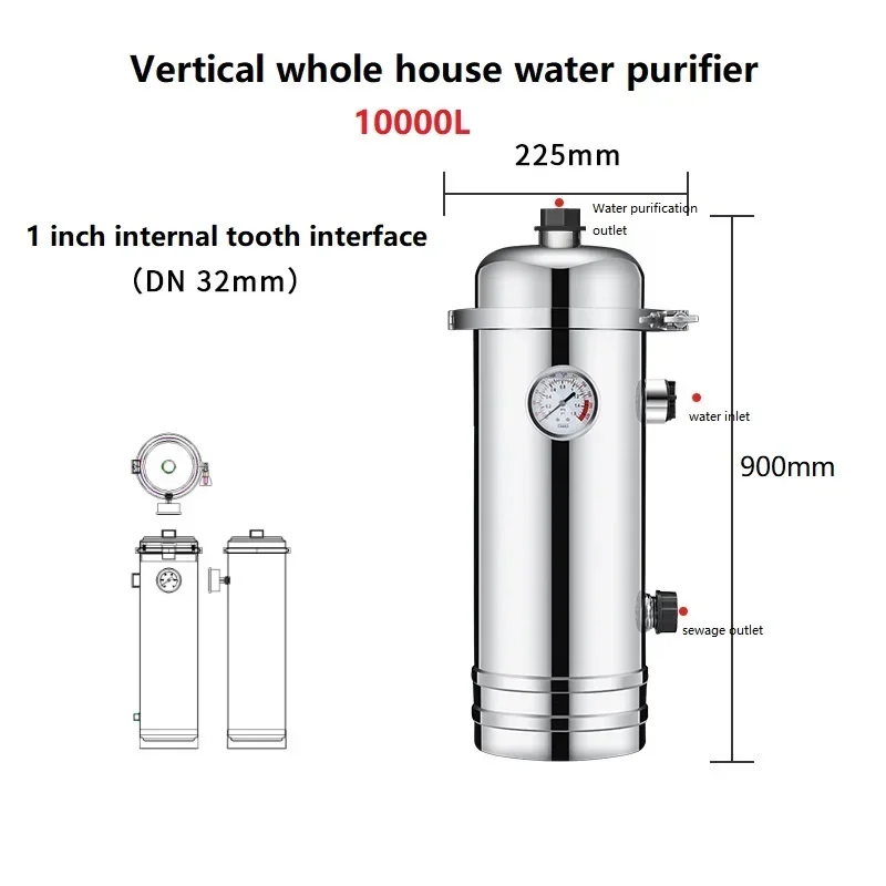 Sink advanced replacement alkaline undercounter water filter media big flow purificador de agua stainless steel water machine