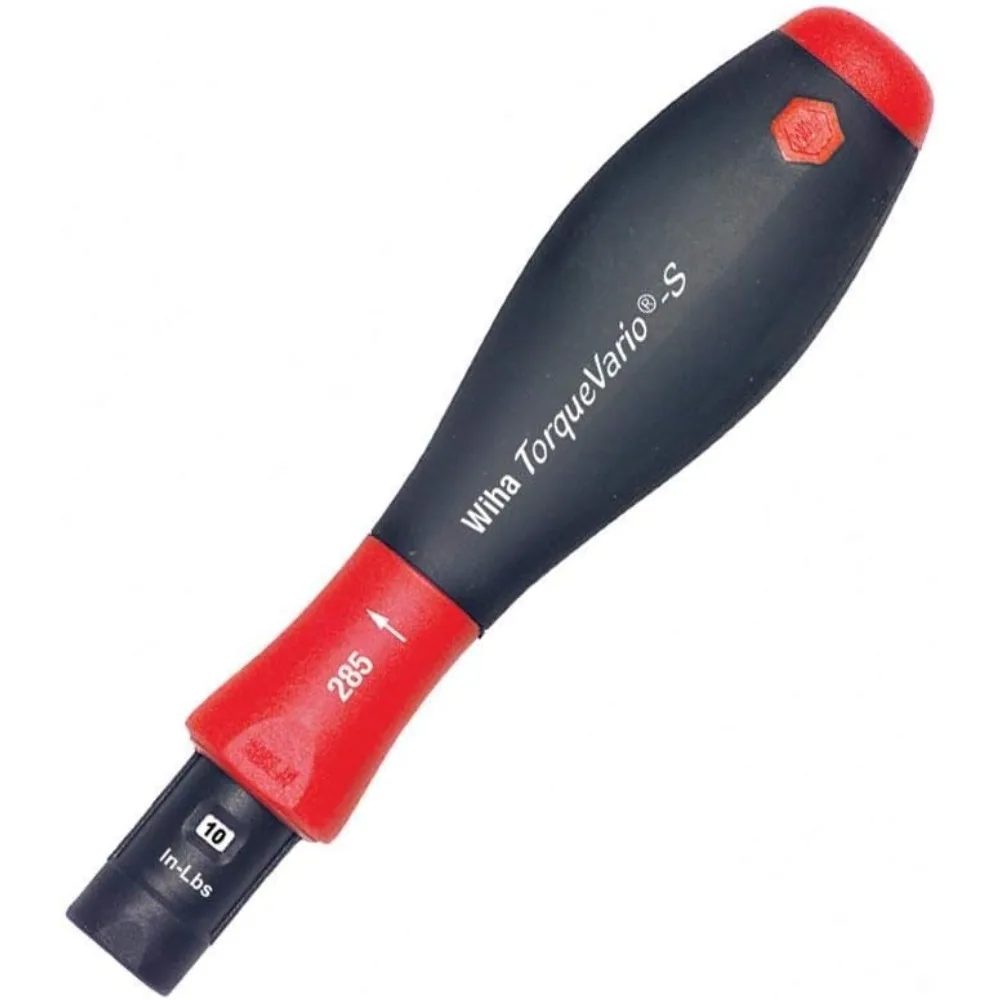 Wiha 28506 TorqueVario-S Adjustable Torque Screwdriver, 10 to 50 Inch Pounds