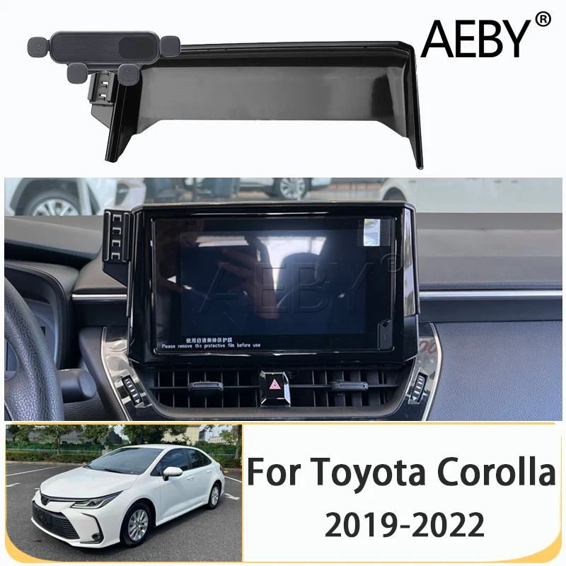 

Автомобильный держатель мобильного телефона для Toyota Corolla E210 2019 2020-2024 8/9 дюймов, стабильный GPS-кронштейн с зажимом, навигационная подставка, специальное основание