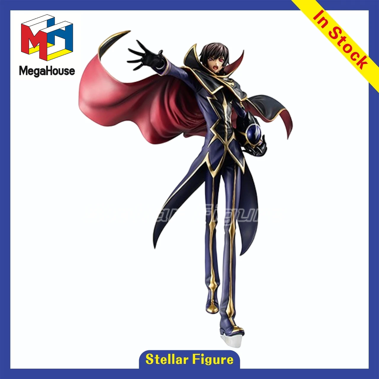

【SF】В наличии: Коллекционные фигурки MegaHouse GEM Series Code Geass: Восстановление Лелоша (Фуккатсу Но Лелош) — Лелош Вай Бриттания. Модель для коллекции, подарок.