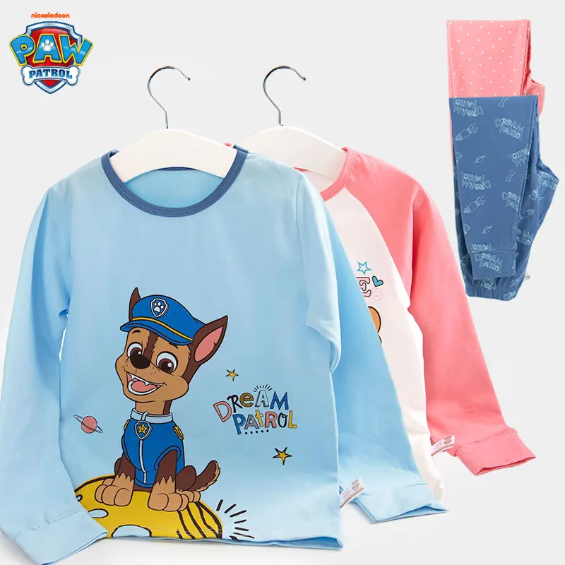 Paw patrol pijamas para crianças, genuína patrulha pata, skye chase, everest, marsal, boneca, alta qualidade, presente de aniversário