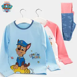 Genuine Paw Patrol children Pajamas suit skye chase everest marshall kids plush toy children Doll birthday gift high quality