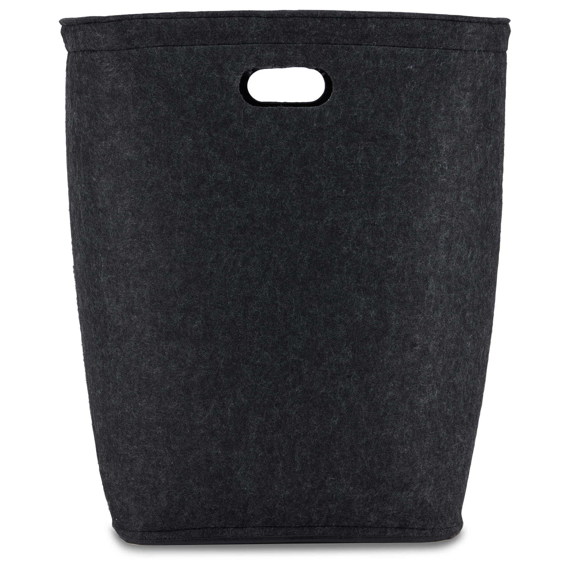 

Gray Felt Storage Basket with Handles, Adult Use