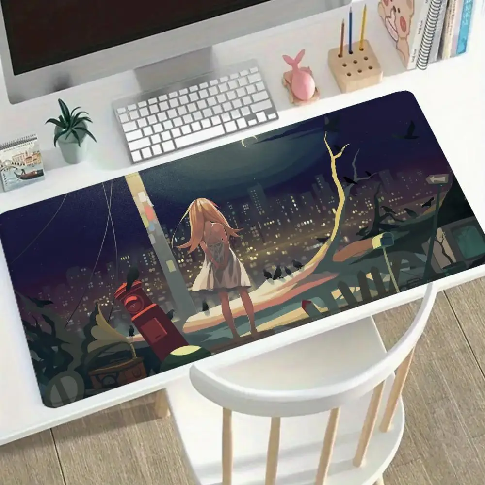 アニメストーリーシリーズマウスパッド 90x40 ラップトップマウスパッドかわいいかわいい忍者マウスパッド HD プリントマウスパッドゲーミングキーボードマウスパッド