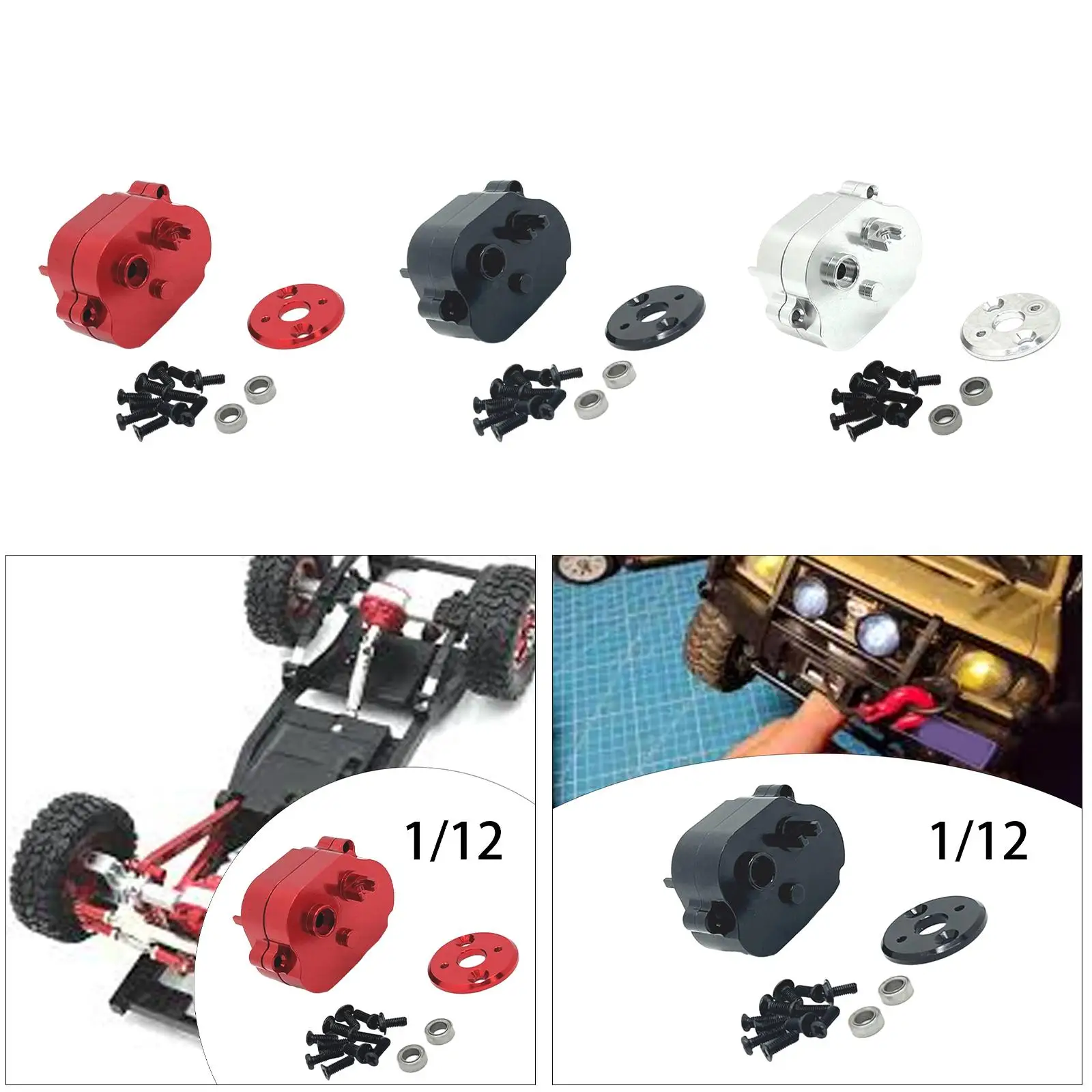 RC Getriebe Gehäuse Abdeckung RC Auto Zubehör Robuste Ersatzteile Ersetzen für 99S MN168 MN82 LC79 MN78 1/12 RC Auto DIY Zubehör