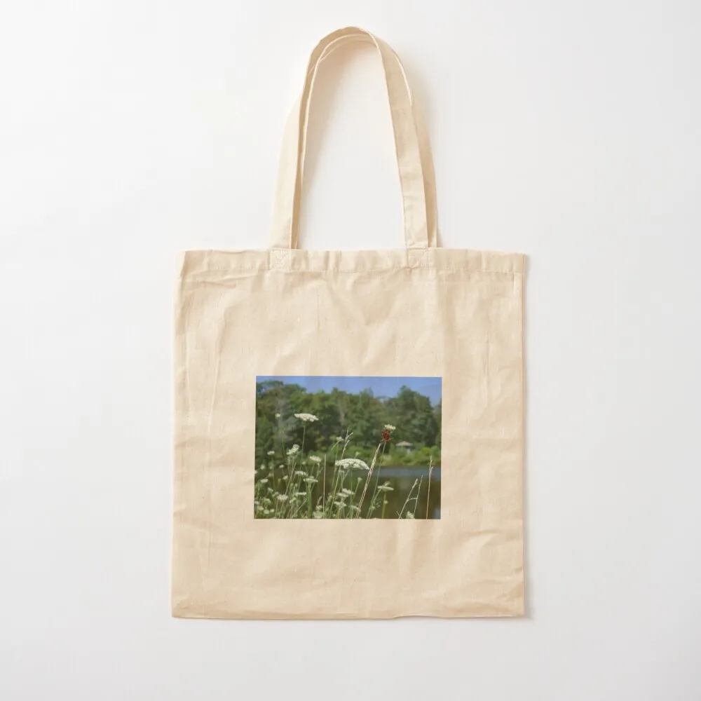 

Close up Tote Bag foldable reusable bag woman shopping bag