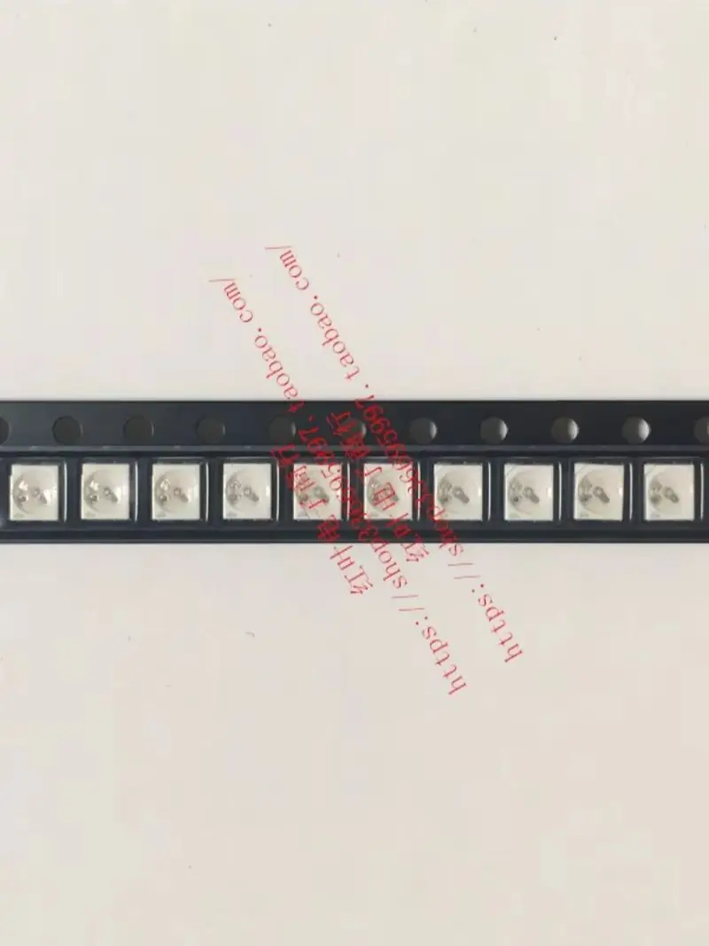 

100pcs/ LBE6SG Patch 3528 Four-Leg PLCC4 Common Yin 465nm Blue Light LED Beads for Automobiles