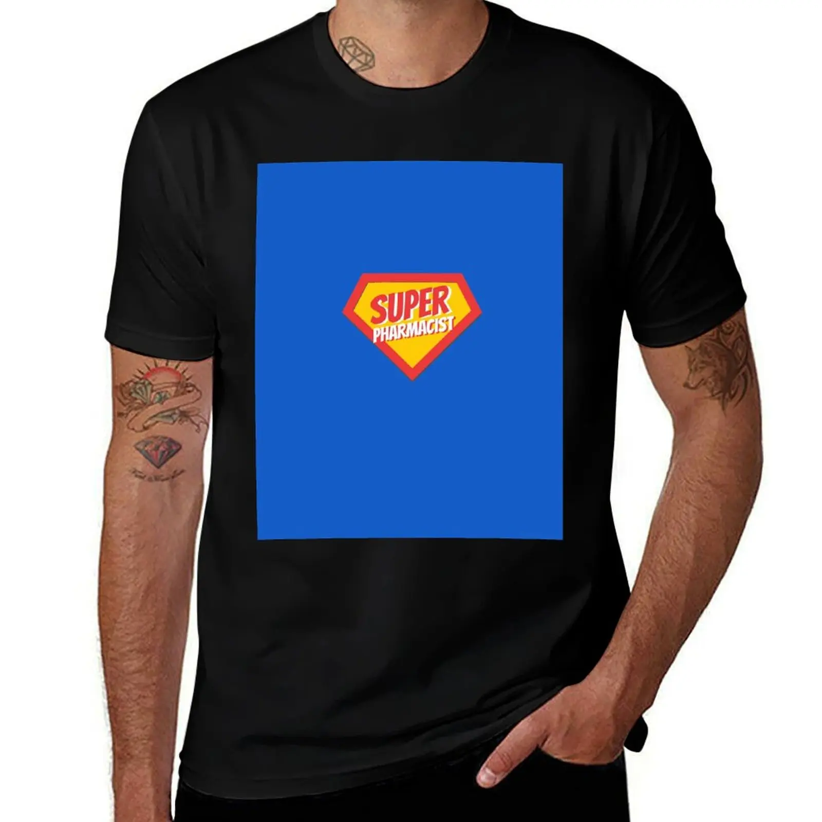 

Pharmacist Gifts Super Pharmacist T-Shirt man t shirts for men man t shirt cotton high quality