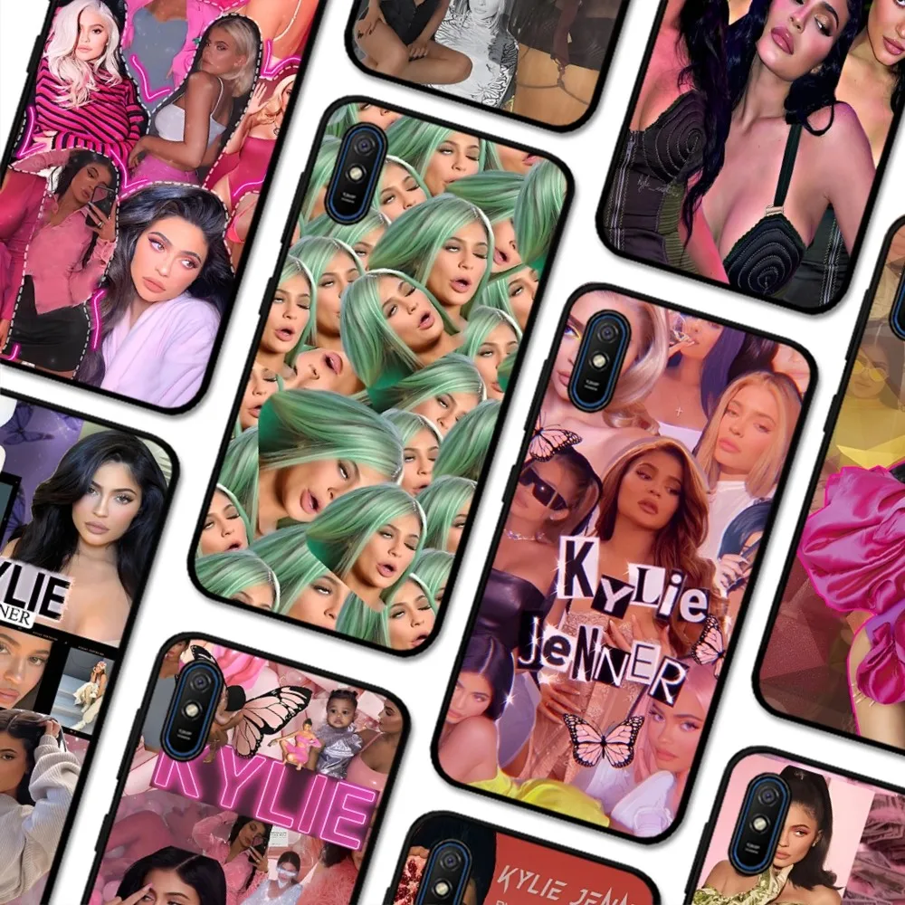 

Sexy Girl Kylie J-Jenner Phone Case For Redmi 5 6 7 8 9 10 plus pro 6 7 8 9 A GO K20 K30 K40 pro plus F3 Fundas