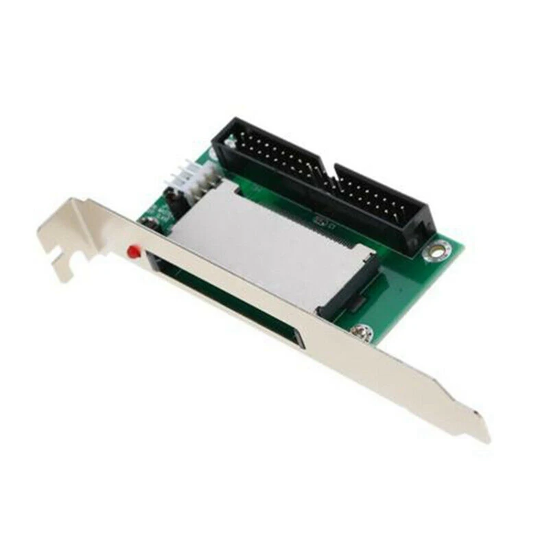 Imagem -03 - Compact Flash Card para 3.5 id Converter Adaptador Conversor Pci Suporte Painel Traseiro Pin cf 40 Pin