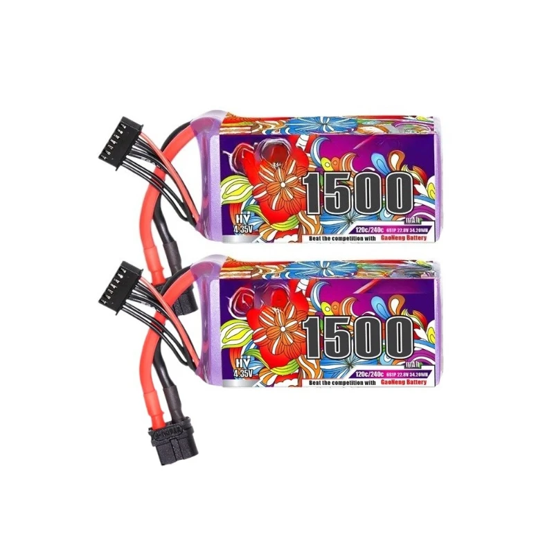For RC Helicopter Quadcopter FPV Racing Drone  XT60 22.8V Battery GNB 6S 1500mAh 120C/240C Lipo Battery